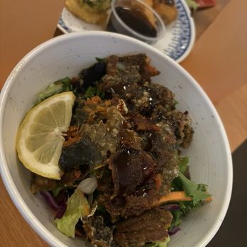 Hello Sushi - S4. Salmon Skin Salad - Sushi Bars Near Me - Fullerton, California