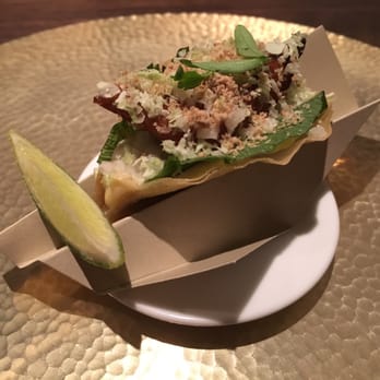 Benu - Eel taco - Asian Fusion Near Me - San Francisco, California