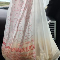 Chuckwagon Restaurant - Used bag they put chips in ew