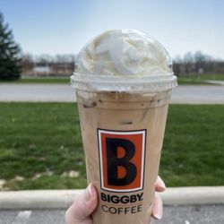 biggby coffee - Iced strawberry puff off the secret menu