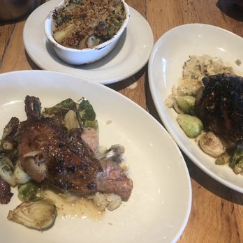 Whiskey Cake - Roasted split chicken, on share plates and broccolini potato casserole - New American Near Me - San Antonio, Texas Whiskey Cake - Roasted split chicken, on share plates and broccolini potato casserole - New American Near Me - San Antonio, Texas