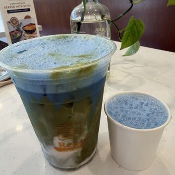Toastique - Blue foam iced matcha - Coffee & Tea Near Me - Danville, California