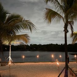 Florida Room - Beach and lake outside the restaurant. Really nice.