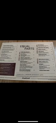 Menu photo 4 Equal Parts San Francisco, CA Menu photo 4 Equal Parts San Francisco, CA