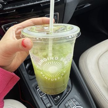 Singing Sun Coffee - Lucky charm matcha - matcha with coconut water not good - Coffee & Tea Near Me - Ventura, California