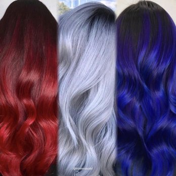 Khrome Salon - Red right an blue - Hair Salons Near Me - Taylor, Michigan Khrome Salon - Red right an blue - Hair Salons Near Me - Taylor, Michigan