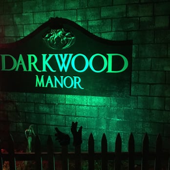 Darkwood Manor - Front sign on the outside of the hunted house - Haunted Houses Near Me - Luray, Virginia Darkwood Manor - Front sign on the outside of the hunted house - Haunted Houses Near Me - Luray, Virginia