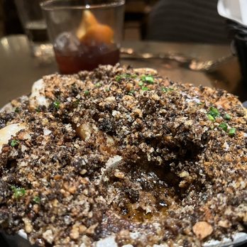 Aba - Black Garlic Shrimp Scampi - Mediterranean Near Me - Austin, Texas