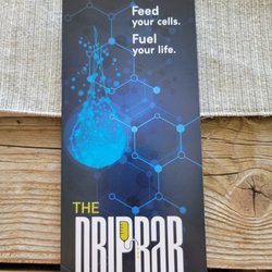 The Dripbar - IV Drip Menu