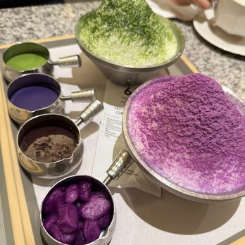 Seoul Sweets - Matcha & Ube Bingsu - Desserts Near Me - New York, New York Seoul Sweets - Matcha & Ube Bingsu - Desserts Near Me - New York, New York