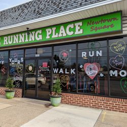 The Running Place - Shop front wlecoming you.