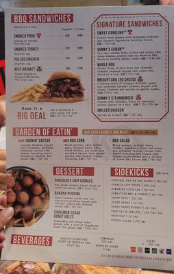 Menu photo 4 Sonny's BBQ Bradenton, FL Menu photo 4 Sonny's BBQ Bradenton, FL