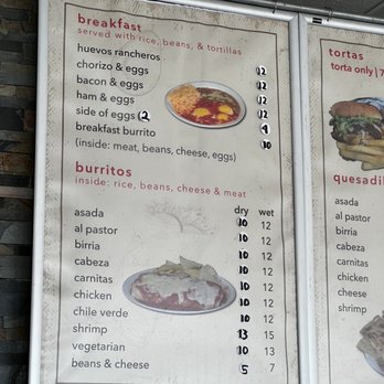 Los Dos Toritos - Menu - Seafood Near Me - Baker, California