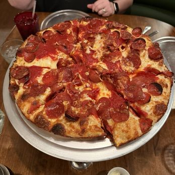 Mooney’s Pizza - Double pepperoni pan pizza - Pizza Near Me - Long Beach, California Mooney’s Pizza - Double pepperoni pan pizza - Pizza Near Me - Long Beach, California