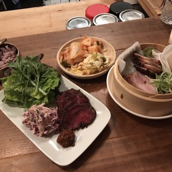 Han Oak - Hanger steak and pork belly ssam - Korean Near Me - Portland, Oregon Han Oak - Hanger steak and pork belly ssam - Korean Near Me - Portland, Oregon