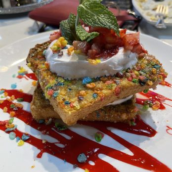 Toast 101 - Fruity Pebbles French Toast - Breakfast & Brunch Near Me - Tucson, Arizona Toast 101 - Fruity Pebbles French Toast - Breakfast & Brunch Near Me - Tucson, Arizona