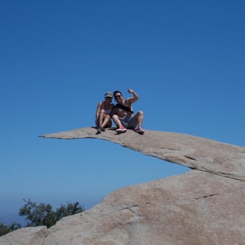 Mount Woodson Trail - hey look another couple on potato chip! - Hiking Near Me - Poway, California Mount Woodson Trail - hey look another couple on potato chip! - Hiking Near Me - Poway, California