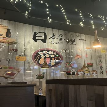 Emoji Sushi  - Back wall - Sushi Bars Near Me - Abington, Pennsylvania