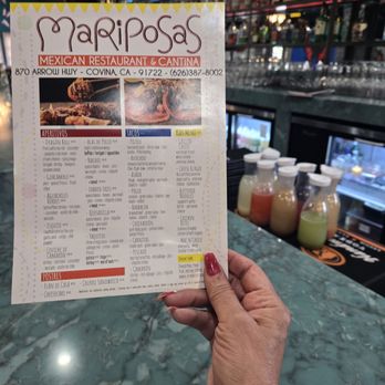 Mariposas Restaurant & Cantina - Menu - Breakfast & Brunch Near Me - Covina, California