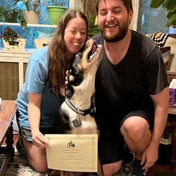 Daphne graduating!