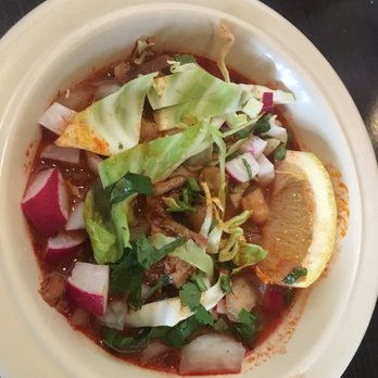 Juanchos Authentic Mexican Restaurant - Pozole from the AYCE Sunday buffet - Mexican Near Me - Upland, California