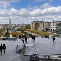 Le Mont des Arts - Blick Richtung Unterstadt
