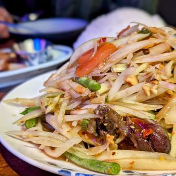 Som Tum Jinda - a plate of food - Thai Near Me - Toronto, Ontario Som Tum Jinda - a plate of food - Thai Near Me - Toronto, Ontario