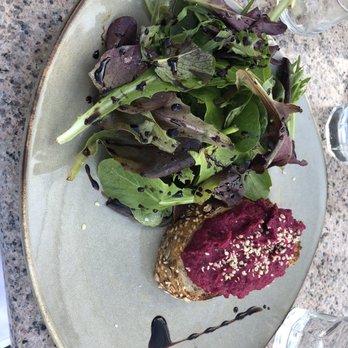 Brava Garden Eatery - Beet hummus toast - Wine Bars Near Me - Pleasanton, California
