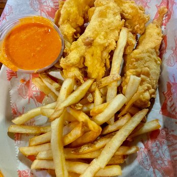 Tully's Good Times - Chicken Tenders with Buffalo Sauce - Sports Bars Near Me - Syracuse, New York Tully's Good Times - Chicken Tenders with Buffalo Sauce - Sports Bars Near Me - Syracuse, New York