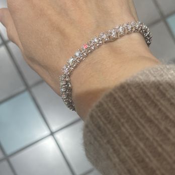 Royal Jewelry - Diamond platinum bracelet he sized down. - Jewelry Near Me - Beaverton, Oregon