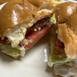 New Hall Diner - Buffalo chicken sandwich