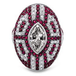 Diamond & Jewelry Gallery - Showcases Full of Ruby & Diamond Designs! -TO