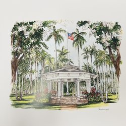 Fort Shafter Thrift Shop - Limited Palm Circle historical prints available.