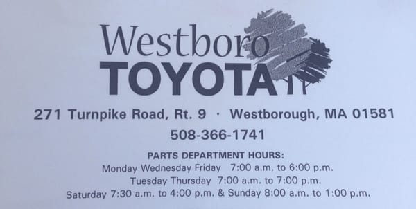 WESTBORO TOYOTA - Updated December 2025 - 22 Photos & 253 Reviews - 271 ...