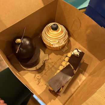 Sift Bake Shop - Millionaires tart, lemon tart, and peanut butter praline. - Bakeries Near Me - Mystic, Connecticut