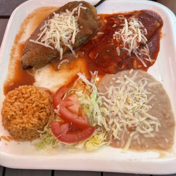 Felipe's - Combo#3 Chile Relleno and Enchilada - Mexican Near Me - Palm Springs, California