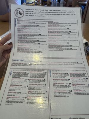 Menu photo 1 Original Pancake House Anaheim, CA Menu photo 1 Original Pancake House Anaheim, CA