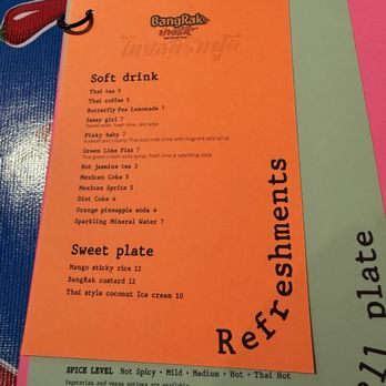 BangRak - Menu - Thai Near Me - Phoenix, Arizona