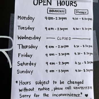 Tangerines Kitchen - Hours as of soft opening in July - Breakfast & Brunch Near Me - Charlottesville, Virginia
