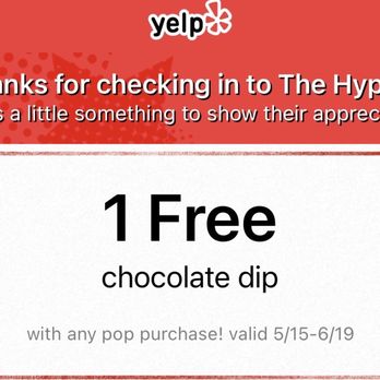 The Hyppo - Remember to check in! (*‿*) /Happy Monday to you. I didn't take the offer for my Champagne Mango, I left it sweet n' simple. - Desserts Near Me - St. Augustine, Florida