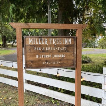 Miller Tree Inn - Welcome sign at Miller Tree Inn - Bed & Breakfast Near Me - Forks, Washington Miller Tree Inn - Welcome sign at Miller Tree Inn - Bed & Breakfast Near Me - Forks, Washington
