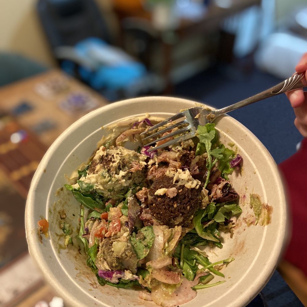 SAJJ Mediterranean - I made the most out of my one bite...I didn't choke. - Mediterranean Near Me - Sunnyvale, California SAJJ Mediterranean - I made the most out of my one bite...I didn't choke. - Mediterranean Near Me - Sunnyvale, California