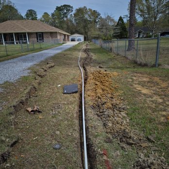 Plumb Line - Laying the supply line down - Plumbing Near Me - Wiggins, Mississippi Plumb Line - Laying the supply line down - Plumbing Near Me - Wiggins, Mississippi