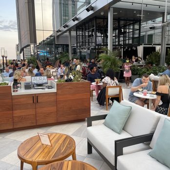 Aura Rooftop - My view :) - Cocktail Bars Near Me - Charlotte, North Carolina