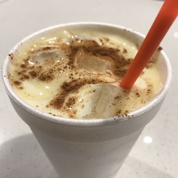 Maxi Arepa - Chicha drink - condensed milk with ice and cinnamon - Venezuelan Near Me - Miramar, Florida