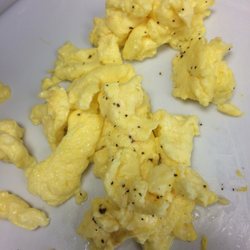 Rochelle Community Hospital - Unseasoned eggs until I peppered em and in vain as they're undercooked and slimy