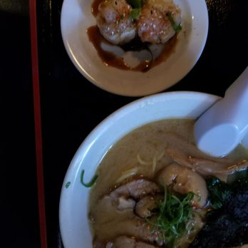 Ebisu - Miso ramen with shumai. Awesome lunch combo! - Sushi Bars Near Me - Providence, Rhode Island
