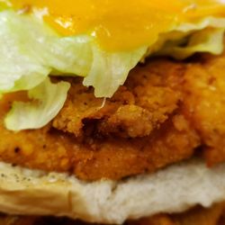Route 100 Saloon - Crispy but dry chicken meat
