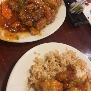 Dragon Cafe - two plates of food on a table - Chinese Near Me - La Vista, Nebraska