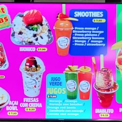 Sweet D’licias - Menus